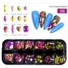 AB Flat Back 3D Rhinestones Shiny Stones Nail Art Decorations Mixed Shape Nails Gems Crystal Strass Accessories