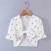 Kvinnors sp￥rningsdr￤kter europeiska Slim V-ringning Kort ￤rm toppar t-shirt Twisted Cherry Ruffle Sexig minikjol Tv￥ stycken Set Girl Female 88p6