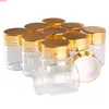 24 pieces 15ml 30*40mm Transparent Glass Bottles with Golden Caps Perfume Spice Bottlesgoods