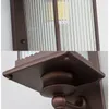 Luz de alumínio de alumínio vintage estilo chinês LED lâmpadas ao ar livre impermeável vidro E27 bulbo incluído courtyard jardim corredor iluminação decoração