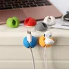 Cell Phone Accessories Round Cable Holder Protector Management Device Organizer Finishing Desktop Plug Silicone Wire Retention Clips Power Cord Winder