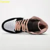 2021 Jumpan de qualité supérieure 1 Chaussures de basketball Mid Camo Pêche Mocha 1s Designer Fashion Sport Shoe de course avec boîte