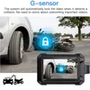 Car DVR WiFi Motorcykel Kamera Recorder Moto Dual 1080p Full Body Vattentät Motorbike Dash Cam V2