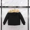Winter Childrens puffer jackets designer hoodie parka down coats for boy and girl dress apparel slim fit clothes clothing vest big fur