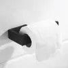 Toilet Paper Holders Stainless Steel Holder Bathroom Tissue Black Surface Treatment, Easy To Install