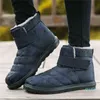 Dameslaarzen Sneeuw Zachte Schoenen Vrouw Platform Dames Nieuwe Waterdichte enkel Chunky Plus Size Winter Schoenen Botas Mujer 8070