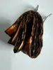 Классическая сумка, шарф, повязка на голову, женские шелковые повязки с буквенным принтом и цветком, бандо, сумка для волос, бандо, 8x120 см, 5AAAAA