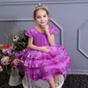 Pegeant cekinowe sukienki dla dzieci bez pleców dla dziewcząt ślub sukienki księżniczki Pierwsza Komunia Warstwowe sukienki Tutu9124842