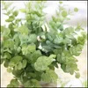 Decorative Festive Party Supplies Home Gardendecorative Flowers & Wreaths Wholesale Small Eucalyptus Leaves Money Flower Arranging Simulatio