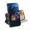 Animal Painted Case For iPhone 13 12 11 Pro Max 6 6S 7 8 Plus X XR XS Max mini 5 Book Flip Leather Phone Cover Wallet Card Stand
