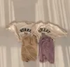 Set di abbigliamento per bambini nati Ragazzi Cartoon Felpa a maniche lunghe Tops Toddler Kids Girls Harem Pants Suit Abbigliamento per bambini Set 211025