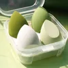 Makeup Blender Cosmetic Puff Sponge with Storage Box Foundation Powder Beauty Tool Women Make Up concealer sponges 4pcs/set