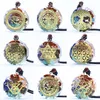 Collier pendentif orgonite sept chakras pierres naturelles cristal pierre précieuse gravier méditation 7 yoga chakra pendentif colliers bijoux de mode Will and Sandy