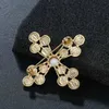 Pins Brooches Baiduqiandu Arrival Simulated Pearl Cross Brooch For Women Dress Apparel Jewelry Accessories Seau22