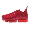 VaporMax PLUS TN Nova Chegada Cushion OG TN Plus Preto Laser Crimson Mens Running Tênis EUA Gradientes Blue Midnight Navy Mulheres Sneakers Treinadores 36-45