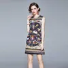 Summer Dress Floral Print es For Women Casual Sundress Sleeveless vingate Elegant Vestidos De Fiesta 210529