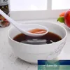 6 pz / confezione bianca minestra minestra cucchiai di zuppa di plastica ristorante cucchiaio domestico cucchiaino stoviglie stoviglie utensili