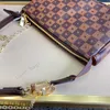 Designer Pochette väska Kvinnor Shoulder Messenger Chain Leather Mahjong Väskor Kvinnor Handväska Purse Plånbok