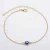 Simple Charm Eye Bracelet Retro Jewelry Layer Evil Gold Color for Women Wholesale