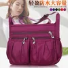 HBP Çanta Su Geçirmez Oxford Bez Anne Çantası Eğlence Sırt Çantası Çok Katmanlı Naylon Tek Omuz Messenger Crossbody Çanta Tuval Iş Cüzdan Çanta Renk 005