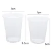 일회용 식기류 50pcs Clear Cups 가정 등급 PP 음주 사무실 두꺼운 맥주 머그 파티 생일 결혼 용품