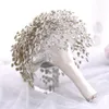 Discount Bouquet Luxury Handmade Wedding Bridal Bouquets Crystals Flowers De Mariage Rose