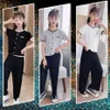 Teen Girls Clothing Letter Tshirt + Pants Clothes Summer Outfit Casual Style Children's 6 8 10 12 14 210528