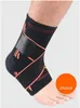 Enkelsteuning 1 van de tennisbasketbalbeschermer Elastische Bandcompressie Siliconen Brace Foot Guard Voetbalwijk Gym