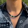 black kralen choker