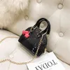 Детский блеск раковины сумка из искусственной кожи цепь пакеты Crossbody Bag Sequins Fanny Pack Mini Tote девушки моды дизайнеры кошельки для вечеринок ужин H52EF6G