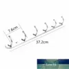 Hooks & Rails High Quality 6 Stainless Steel Wall Mounted Rack Hanger Clothes Robe Hook Key Coat Holder Hat Towel #15T1