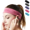 Sweatband Unisex Fitness Yoga Headband Outdoor Running Hair Bands Comfortable Sports Breathable Nonslip J8J7