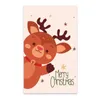 Wenskaarten 30/50 stks vrolijk kerstcadeaillekaart boomstickers schattig ontwerp voor 2023 jaar