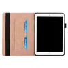 Business PU Кожаные чехлы для iPad Pro 11 2021 5 6 8 9 Air 2 9.7 10.5 10.2 Куб алмазный зерна роскошный модный кошелек Flip Cover Credit ID карты слот удара
