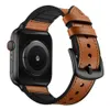 Silikon-Lederarmband für Apple Watch Band 44 mm 40 mm iWatch Band 38 mm 42 mm Armband Apple Watch Serie SE 6 5 4 3