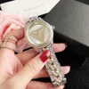 Varumärke Watches Women Lady Girl Diamond Crystal Triangle Question Mark Style Metal Steel Band Quartz Wrist Watch GS 433792851