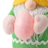 Pascua Muñecas sin rostro Encantadora Muñeca Enana Suministros de fiesta Muñeca de escritorio Abrazando Huevo Regalo Acción de Gracias Decoraciones para el hogar Adornos RRD12308