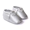 Or brillant bébé garçon chaussures frange nouveau-né premier marcheur chaussure pour bébé pour filles chaussettes doux anti-dérapant bébés mocassin bebe baskets 210413