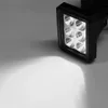 6LED الطاقة الشمسية ضوء الطاقة RGB / دافئ / أبيض الأضواء في الهواء الطلق حديقة الأمن مسار الحديقة الجدار مصباح IP65 حماية