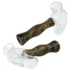 Smoke Kit Pijp Olie Burn Pipes Glas Pipestem Handvat Type voor Roken Hamer