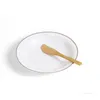 Strumenti NaturalCheese Coltello da burro di bambù Crema pasticcera Strumento per decorare torte Coltelli da formaggio Cucchiaio di riempimento T2I51879