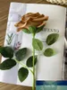 Dekorative Blumenkränze, 10 Stück, Toffee, künstliche Rosenblüten mit langen Stielen, Seide, im Großhandel für Hochzeit, Zuhause, Party, Büro, Dekoration, Fabrikpreis, Expertendesign