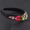 Shourouk Kleurrijke Luxe Strass Kristallen Hoofdband Vintage Hoofddeksel Prom Party Bruiloft Dames 938 Haarspeldjes Barrettes260P