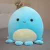 Squish Toy Animals Doll Kawaii Octopus 부드러운 귀여운 친구 박제 만화 쿠션 생일 선물을위한 소녀 2107282976609