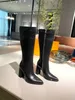 2021 français bottes courtes femmes marron épais talon haut botte rétro talons pointus automne et hiver chaussons taille 35-41