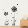 Wall Stickers Black Dandelion Living Room Bedroom Sofa Home Decor TV Background