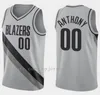 2021 New Basketball Jerseys \ Rportland \ RTRAIL \ RBLBLAZERS DAMIAN LILLARD CARMELO Anthony C.J. McCollum Enes Kanter Varje spelare som trycker på Custom Vintage Jerseys