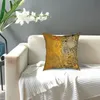Gustav Klimt Adele Bloch-Bauer I Funda de almohada Cojín decorativo para el hogar Cojín para sala de estar Impresión de doble cara Cojín / Decorativo
