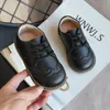 Toddler Girls Leather Casual Shoes Spring Summer Strap Children Mary Jane School Uniform Shoes for Kids Flat Dress Shoe