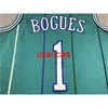 No.1 Bogues jersey Stripe Mesh light-green